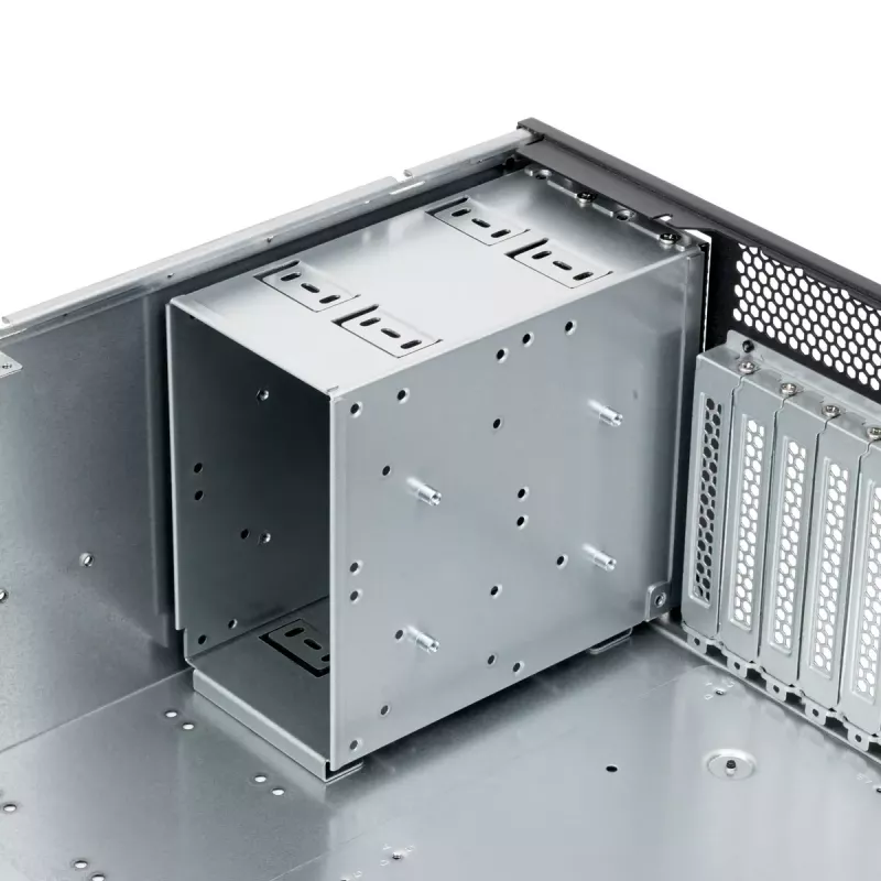 Server-Rack Silverstone RM46-502-I Schwarz ATX 1x80mm-Lüfter