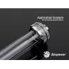 Bitspower BP-NCPLT16-L500 None Chamfer PETG-Verbindungsrohr, 16/12 mm, 50 cm, transparent