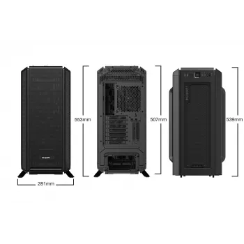 be quiet! Silent Base 802 Schwarz Midi-Tower