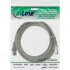 InLine Patchkabel S/FTP PiMF Cat.6A halogenfrei 500MHz grau 15m
