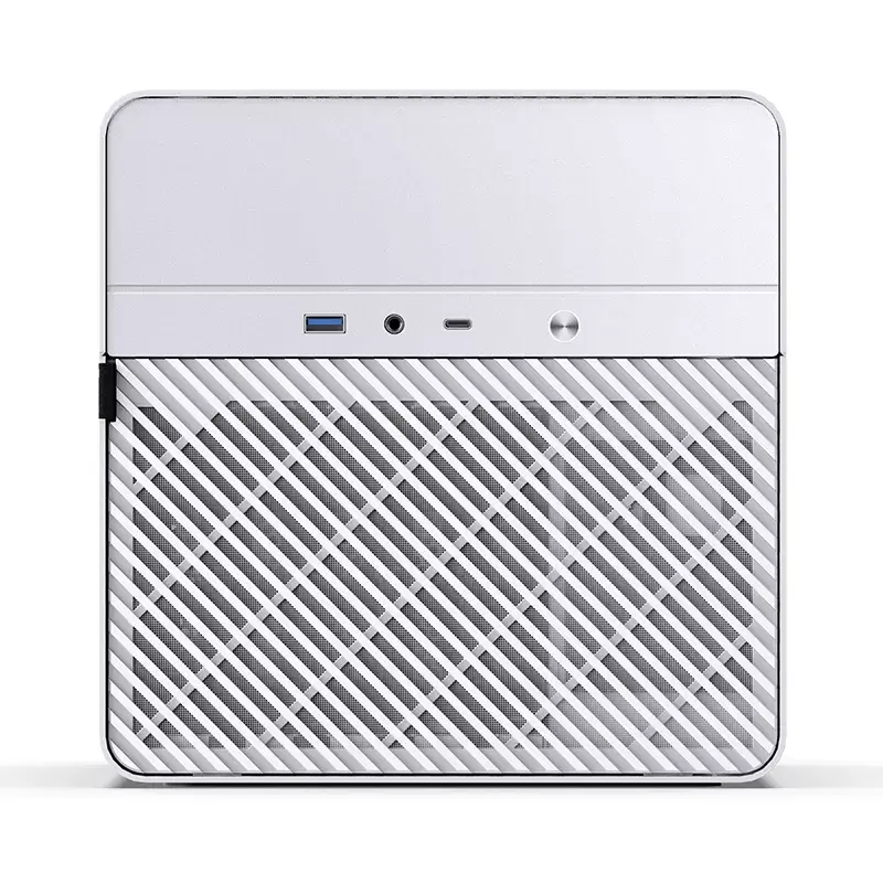 Jonsbo N2 Mini-ITX NAS-Gehäuse, Würfel, Aluminium/Stahl, weiß