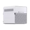Jonsbo N2 Mini-ITX NAS-Gehäuse, Würfel, Aluminium/Stahl, weiß
