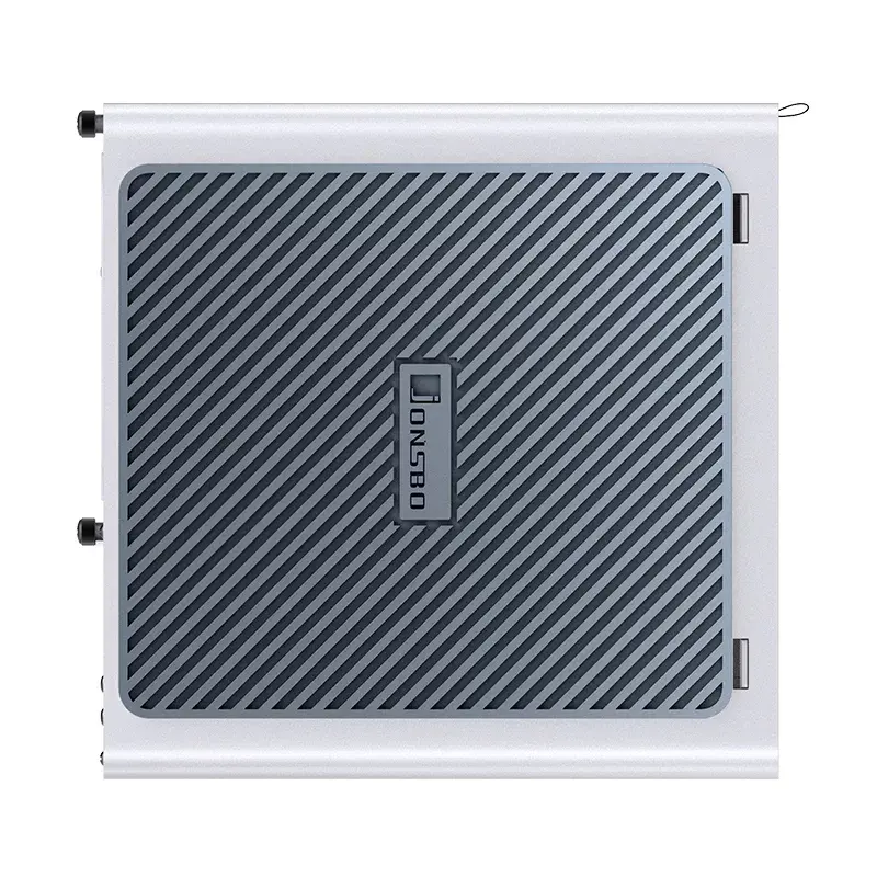 Jonsbo N2 Mini-ITX NAS-Gehäuse, Würfel, Aluminium/Stahl, weiß