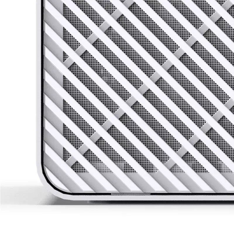 Jonsbo N2 Mini-ITX NAS-Gehäuse, Würfel, Aluminium/Stahl, weiß
