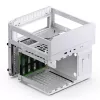 Jonsbo N2 Mini-ITX NAS-Gehäuse, Würfel, Aluminium/Stahl, weiß