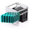 Jonsbo N2 Mini-ITX NAS-Gehäuse, Würfel, Aluminium/Stahl, weiß