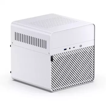 PC-Gehäuse Jonsbo N2 Cube White SFX 120mm Lüfter 2.5 3.5 HDD
