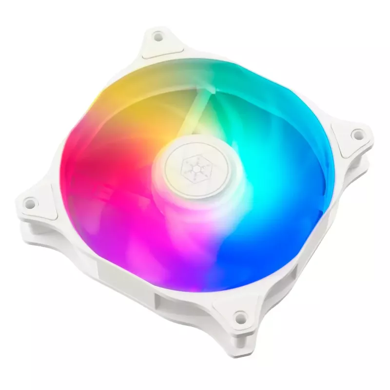 SilverStone SST-PF360W-ARGB-V2 Permafrost PF360-ARGB V2 AiO-Wasserkühlung, 360 mm, inkl. RGB-Controller, weiß