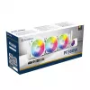 SilverStone SST-PF360W-ARGB-V2 Permafrost PF360-ARGB V2 AiO-Wasserkühlung, 360 mm, inkl. RGB-Controller, weiß