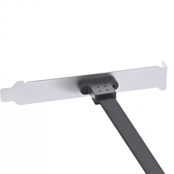 InLine PCI-Slot-Blende, USB-C auf USB 3.2 Frontblende Key-A intern, 0,5 m