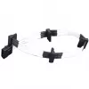 SilverStone SST-PP07-BTSW 4-Pin-Molex auf 4x SATA Strom Verlängerungskabel, 0,3 m, weiß