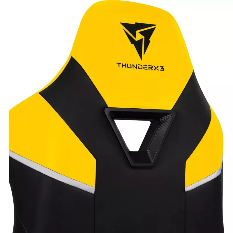 Universal Gaming-Stuhl ThunderX3 TC5 Air Tech Gepolsterter Sitz Schwarz Gelb