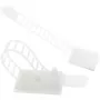 Einstellbare Kabelschelle InLine 64 mm natur 10 Stück