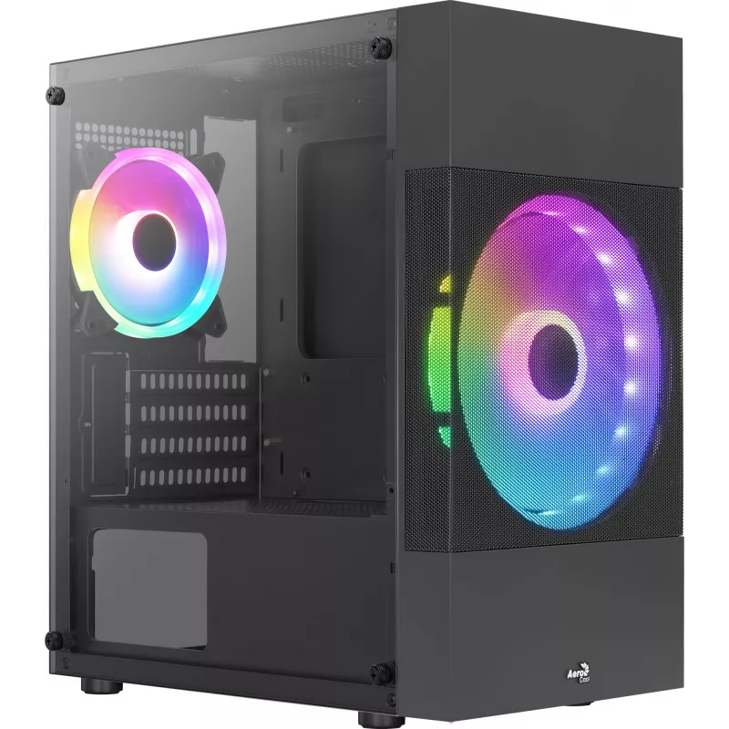 Aerocool Atomic Lite Mini Tower Schwarz