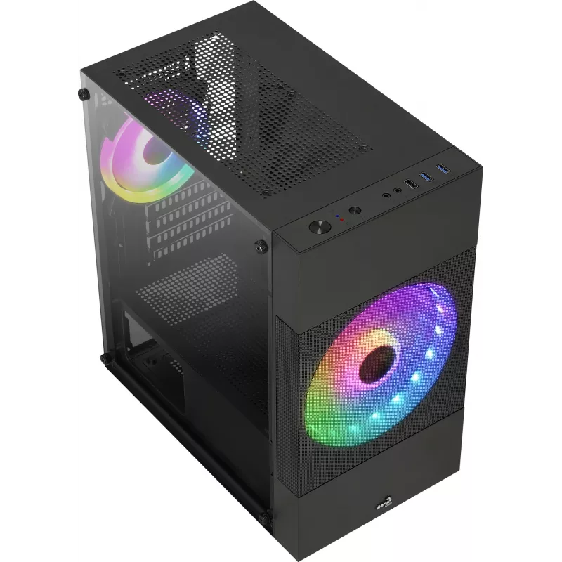 Aerocool Atomic Lite Mini Tower Schwarz