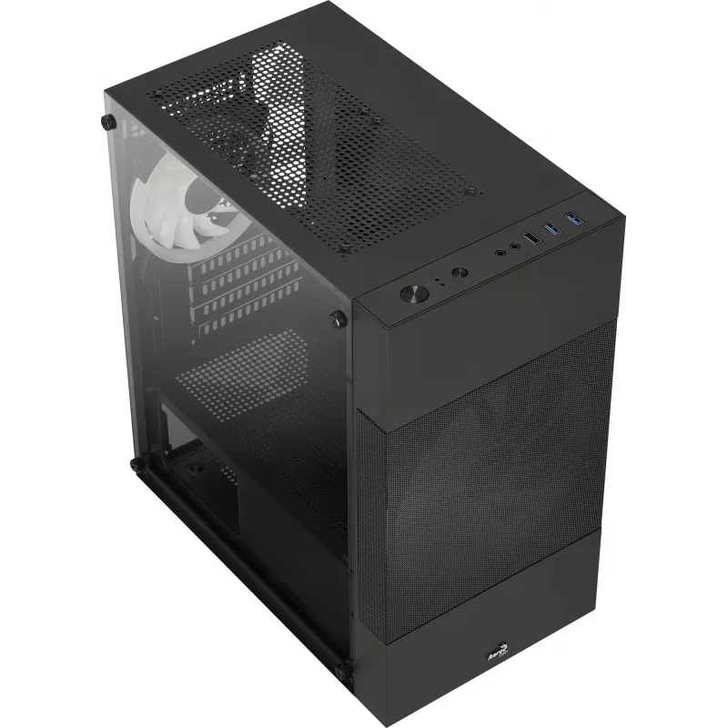 Aerocool Atomic Lite Mini Tower Schwarz