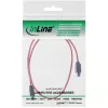 InLine SATA 6Gb/s Kabel mit Verriegelungslaschen 0,3 m