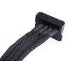 SilverStone SST-PP07-BTSB 4-Pol-Molex auf 4x SATA Verlängerung, 300 mm, schwarz
