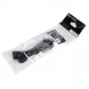 SilverStone SST-PP07-BTSB 4-Pol-Molex auf 4x SATA Verlängerung, 300 mm, schwarz