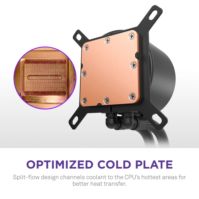 All-in-One-Flüssigkeitskühler NZXT Kraken Plus 360 12 cm Schwarz Fluid Dynamic Bearing
