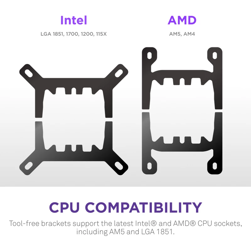 NZXT CPU-Kühler Kraken Plus 240 RGB Schwarz