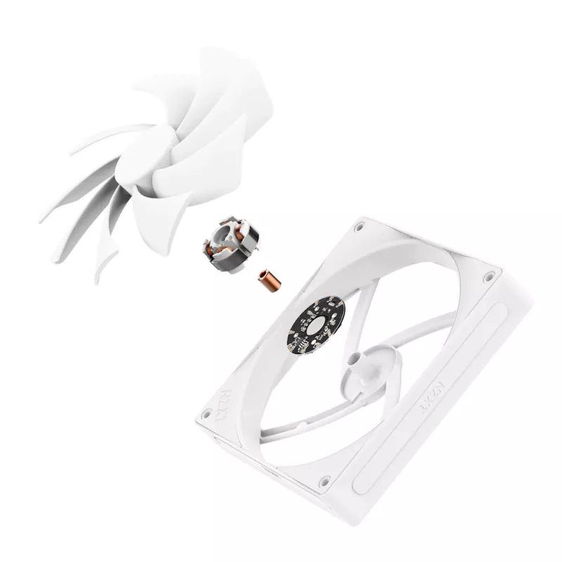 NZXT F140Q V2 Gehäuselüfter, 140 mm, PWM, weiß (RF-Q14SF-W2)
