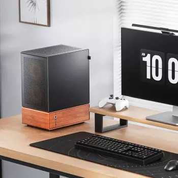 PC-Gehäuse Jonsbo T7 Midi-Tower mATX Tempered Glass schwarz