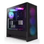 NZXT H5 Flow RGB (2024) Midi-Tower-PC-Gehäuse, Schwarz