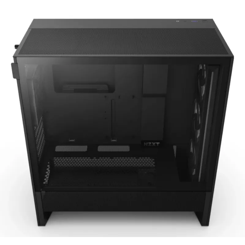 NZXT H5 Flow RGB (2024) Midi-Tower-PC-Gehäuse, Schwarz