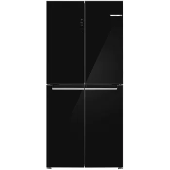 Bosch Serie 4 KMC85LBEA Side-by-Side-Kühlschrank, freistehend, 547 l, schwarz
