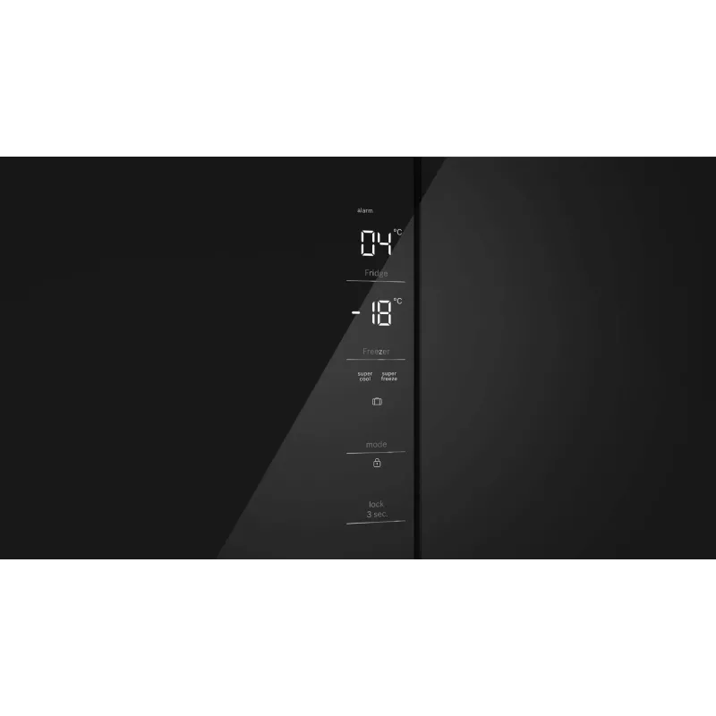 Bosch Serie 4 KMC85LBEA Side-by-Side-Kühlschrank, freistehend, 547 l, schwarz