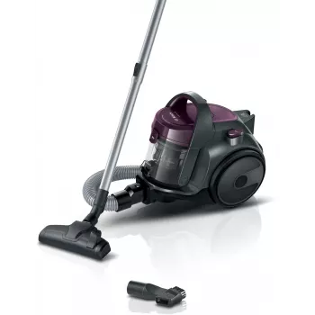 Bodenstaubsauger Bosch BGC05AAA1 — 700 W, 1,5 l beutellos, HEPA 12, Teleskoprohr aus Edelstahl, 9 m Aktionsradius, grau