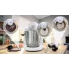 Bosch Serie 6 MUMS6EW22 Küchenmaschine, 1600 W, Patisserie-Set, Mixaufsatz, weiß/Edelstahl