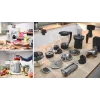 Bosch Serie 6 MUMS6EW22 Küchenmaschine, 1600 W, Patisserie-Set, Mixaufsatz, weiß/Edelstahl