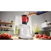 Bosch Serie 6 MUMS6EW22 Küchenmaschine, 1600 W, Patisserie-Set, Mixaufsatz, weiß/Edelstahl
