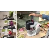 Bosch Serie 6 MUMS6EW22 Küchenmaschine, 1600 W, Patisserie-Set, Mixaufsatz, weiß/Edelstahl