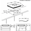 Electrolux EIS62443 Schwarz Einbau 60 cm Zonen-Induktionskochfeld 4 Zone(n)