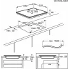 Electrolux Serie 700 EIS62453 Schwarz Built-in 60 cm Zone induction hob 4 zone(s)