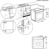 Electrolux EOF4P56X 72 L Schwarz, Edelstahl