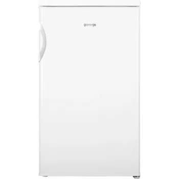 Freistehender Kühlschrank Gorenje R492PW — 133 L, weiß, wechselbarer Türanschlag, LED-Beleuchtung, Drehregler