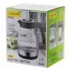 Maestro MR-061 Wasserkocher, Glas, 2200 W, Schwarz
