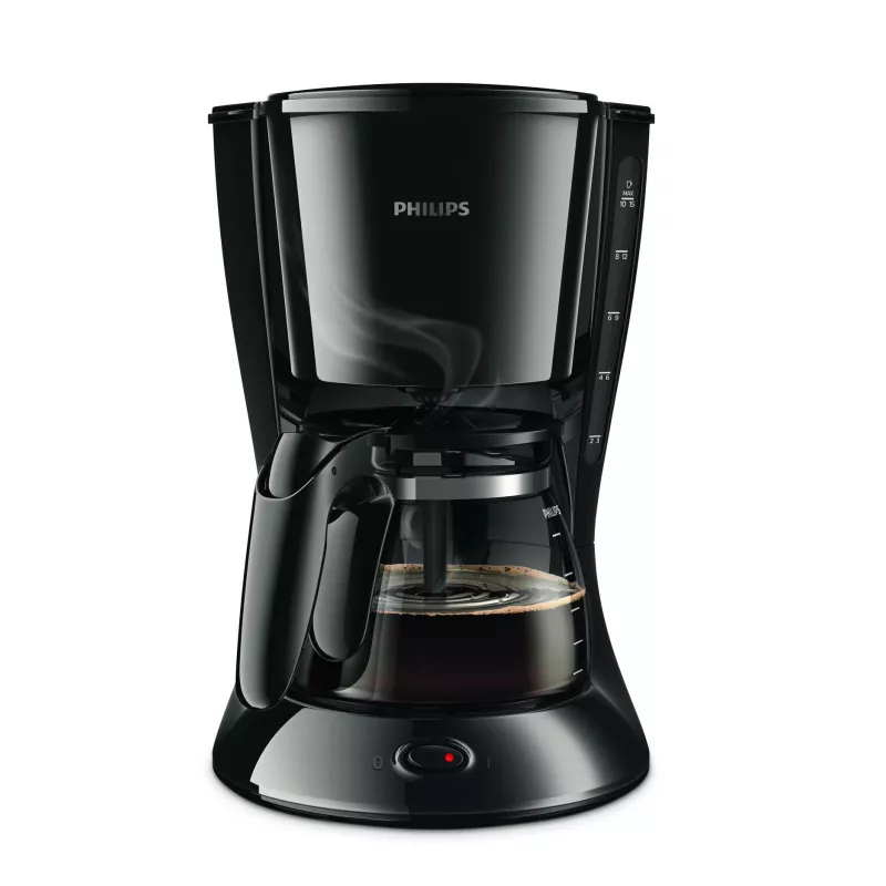 Philips Daily Collection HD7461/20 Filterkaffeemaschine, Glaskanne, 1000 W, schwarz