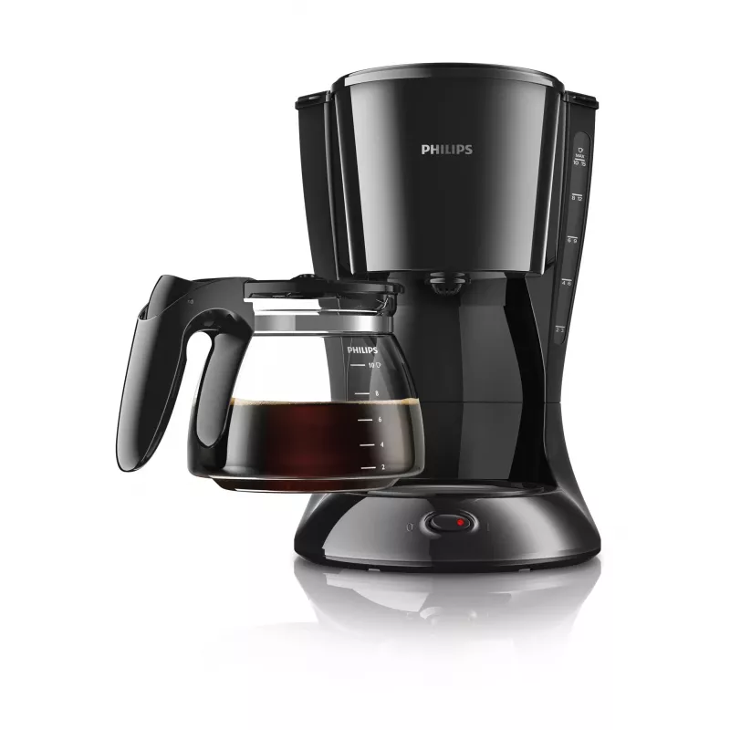Philips Daily Collection HD7461/20 Filterkaffeemaschine, Glaskanne, 1000 W, schwarz