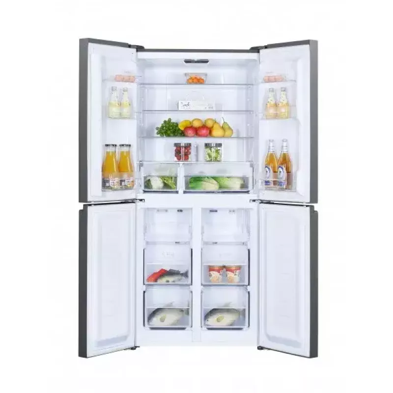 Kühl-Gefrierkombi sam cook Multi Door 472 L, schwarz, Energieeffizienzklasse E