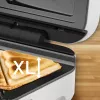 Tefal Snack XL SW701110 Sandwichmaker, 850 W, Weiß/Edelstahl