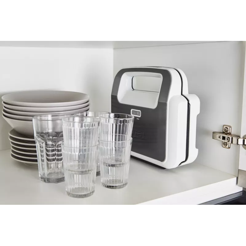 Tefal Snack XL SW701110 Sandwichmaker, 850 W, Weiß/Edelstahl