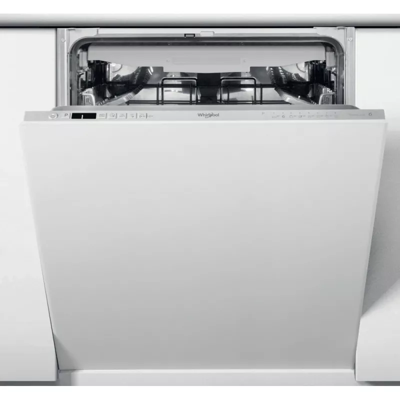 Whirlpool WI 7020 PF Vollintegrierter Geschirrspüler 14 Maßgedecke Silber