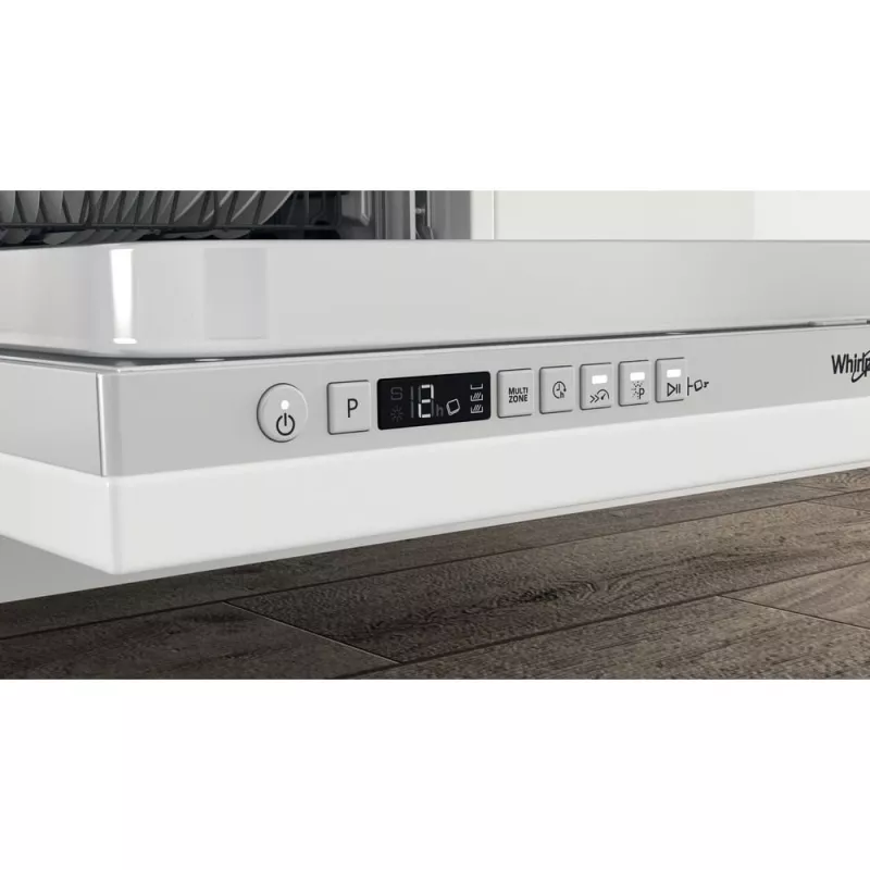 Whirlpool WI 7020 PF Vollintegrierter Geschirrspüler 14 Maßgedecke Silber