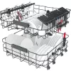 Whirlpool WI 7020 PF Vollintegrierter Geschirrspüler 14 Maßgedecke Silber