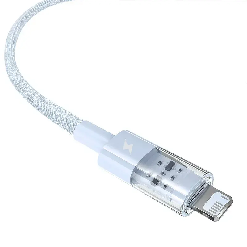USB-Kabel Baseus Gem P10373003311-01 — 2 m, 2,4 A, Lightning auf USB-A, Nylonummantelung, blau